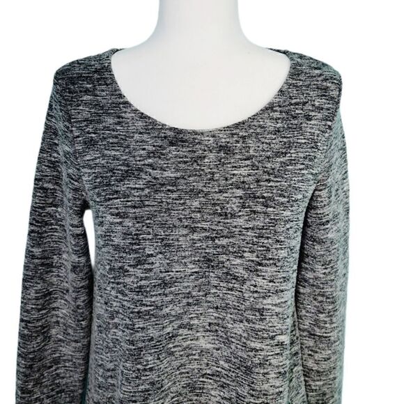 Gap Grey Long Sleeve Sweater Tunic Dress Pockets - Picture 3 of 10